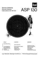 Dual ASP-130-Service-Manual 